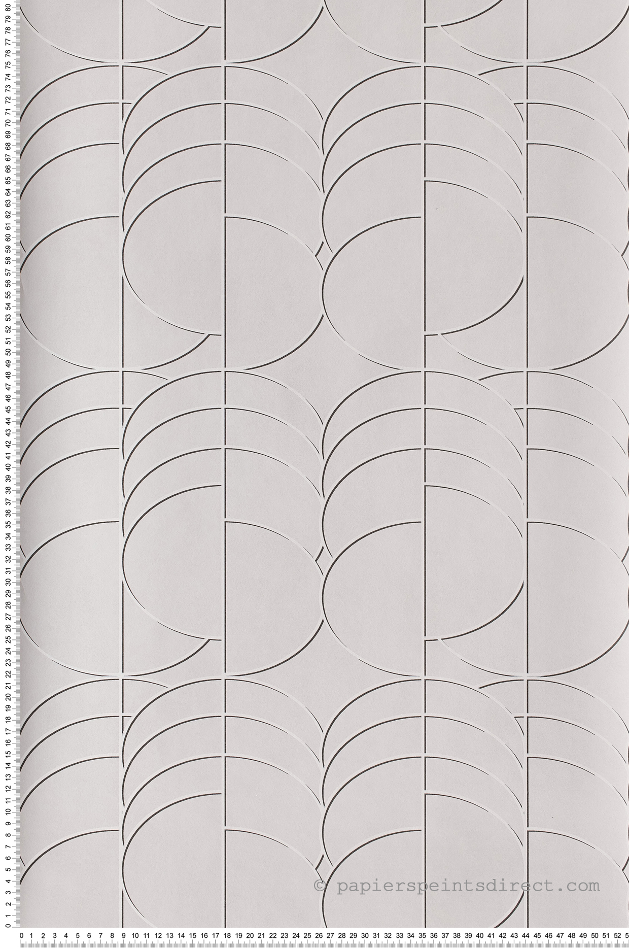 Papier Peint Motifs Abstraits Gris Perle Hamptons De